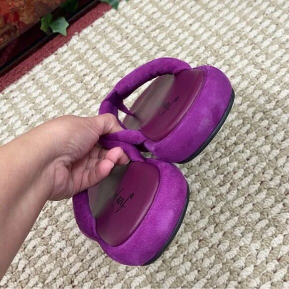 Free People Wonderland Flatform Thong Sandals in Verbena - Picture 5 of 6